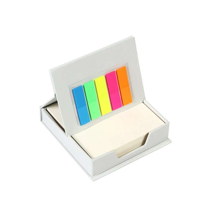 Set ecologico con 120 hojas y banderines adheribles.