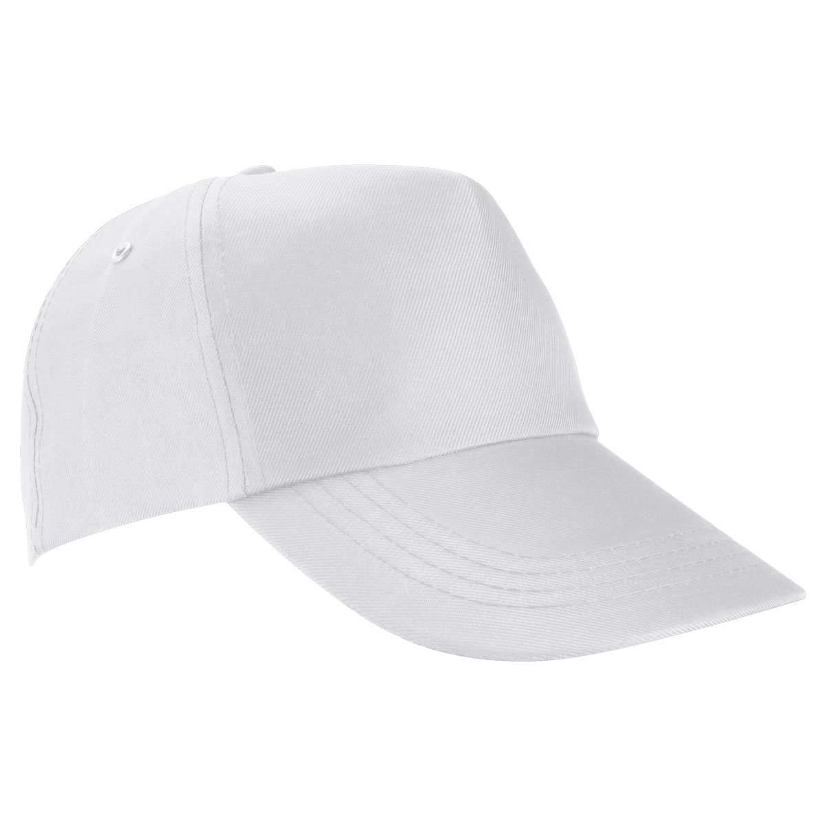 GEP005 GORRA ECONÓMICA POLIéSTER COLOR BLANCO