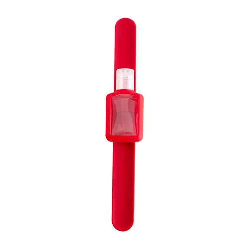 SLD065 PULSERA CON GEL ANTIBACTERIAL MILE ROJO