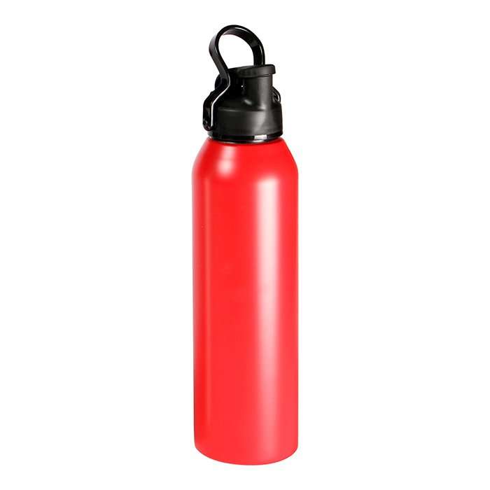 Termo fabricado en acero inoxidable con tapa y agarradera de plastico, capacidad 750 ml.